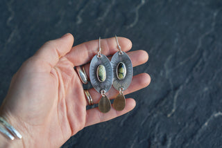 Radiance Earrings- New Lander Variscite