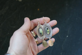 Radiance Earrings- New Lander Variscite