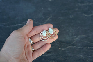 Aura Convertible Post Earrings- Paloma Variscite