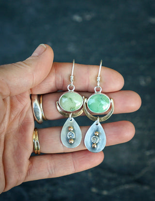 Floret Earrings- Verde Valley Turquoise