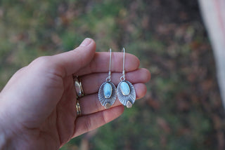 Dottie Earrings- Lavender Turquoise