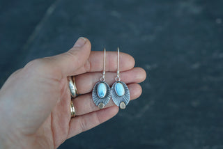 Dottie Earrings- Lavender Turquoise