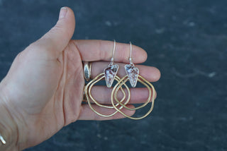 Earthen Earrings- Wild Horse Magnesite