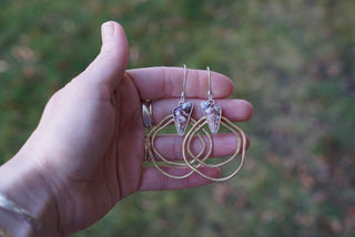 Earthen Earrings- Wild Horse Magnesite