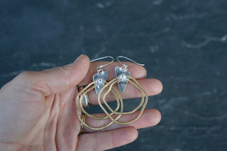 Earthen Earrings- Wild Horse Magnesite