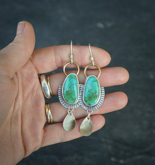 Cleopatra Earrings- Turquoise
