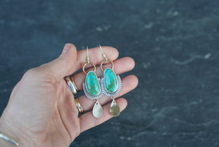Cleopatra Earrings- Turquoise