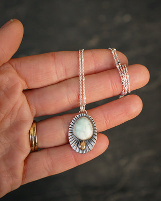 Dottie Necklace- Paloma Variscite