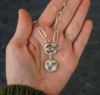 Little Moon Toggle Necklace