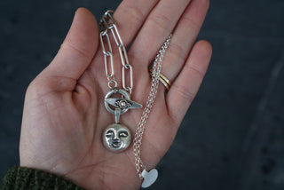 Little Moon Toggle Necklace