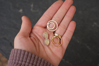 Aura Convertible Post Earrings- Paloma Variscite