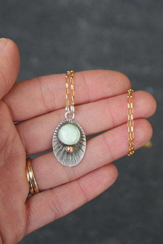 Dottie Necklace- Paloma Variscite