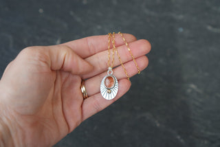 Dottie Necklace- Sunstone