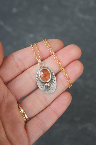 Dottie Necklace- Sunstone