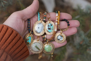 Solana Necklace- White Buffalo Turquoise