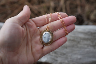Solana Necklace- White Buffalo Turquoise
