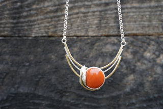 Cascade Necklace- Red Jasper