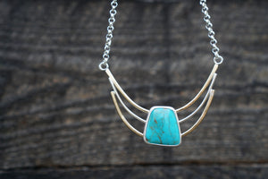 Cascade Necklace- Turquoise