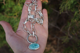 Mermaid Choker- Larimar