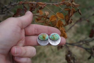 First Light Posts- Green Turquoise
