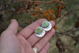 First Light Posts- Green Turquoise