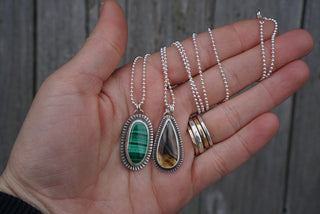 Calamity Necklace- Montana Agate