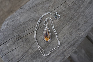 Calamity Necklace- Montana Agate