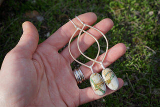 Venus Earrings- Ribbon Turquoise