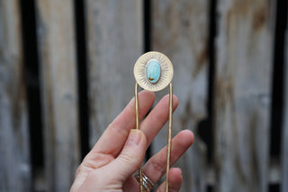 Brass Up-Do Hairfork- Sunburst
