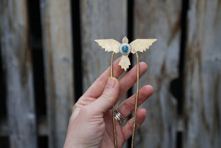 Brass Up-Do Hairfork- Phoenix