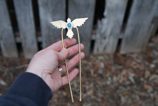 Brass Up-Do Hairfork- Phoenix