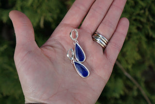 Plain Jane Huggies- Lapis Lazuli