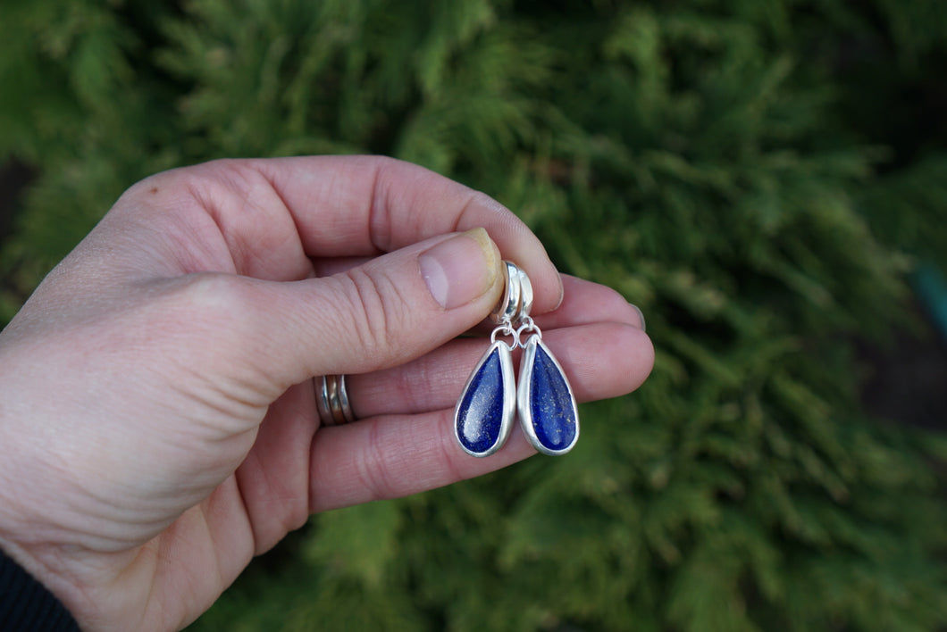 Plain Jane Huggies- Lapis Lazuli