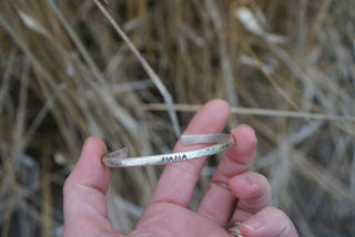 Mama Cuff- Silver