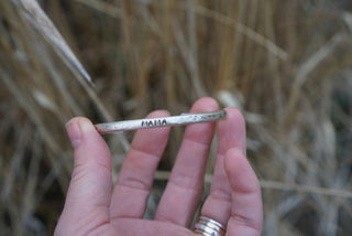 Mama Cuff- Silver