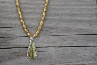 Zellie Necklace- Labradorite
