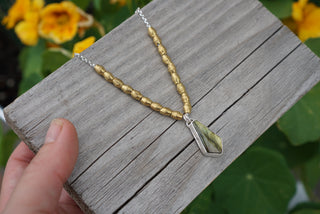 Zellie Necklace- Labradorite