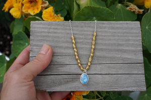 Zellie Choker- Lavender Turquoise