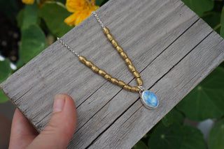 Zellie Choker- Lavender Turquoise