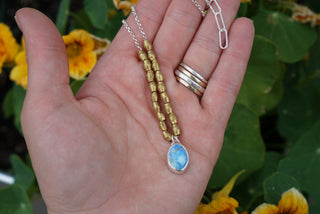 Zellie Choker- Lavender Turquoise