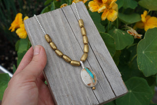 Nile Necklace- Royston Ribbon Turquoise