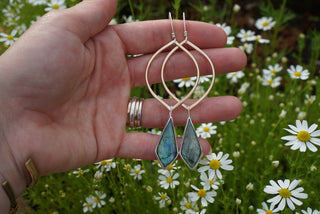 Venus Earrings- Labradorite
