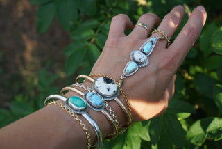 Double Up Cuff- Emerald Valley Turquoise