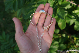 Double Up Cuff- Golden Hills Turquoise