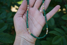 Load image into Gallery viewer, Gemstone Layering Necklace- Jade
