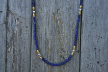 Load image into Gallery viewer, Gemstone Layering Necklace- Lapis
