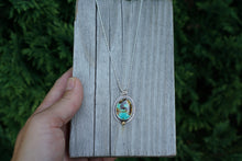 Load image into Gallery viewer, Calamity Necklace- Blue Moon Turquoise
