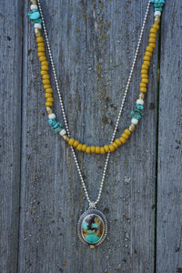 Calamity Necklace- Blue Moon Turquoise
