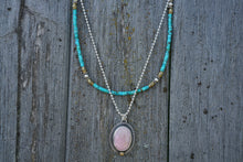 Load image into Gallery viewer, Gemstone Layering Necklace- Turquoise
