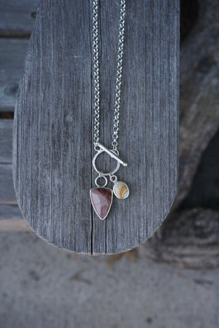 Toggle Necklace- Jasper + MT Wonderstone